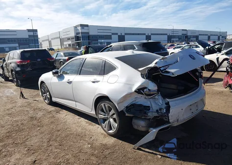 2021 Acura Tlx Technology Package z USA, uszkodzony, nr VIN 19UUB5F43MA010624